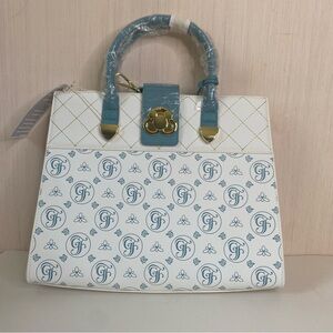 NWT Loungefly Disney Parks Grand Floridian Resort Elegant Satchel Tote Bag